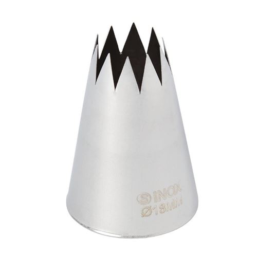 Douille inox cannelée 18 mm