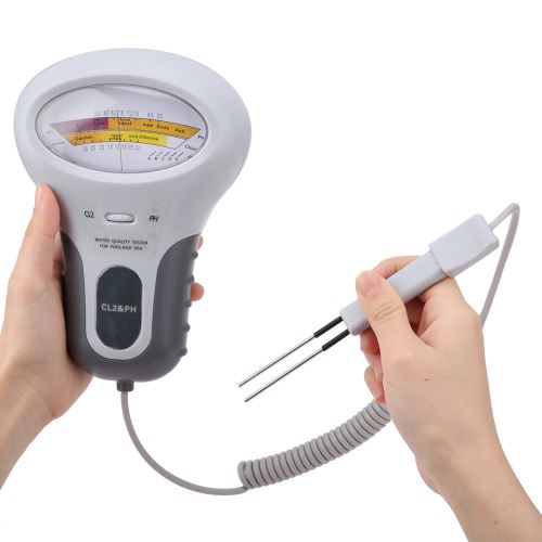 Analyseur de Qualité de Eau de Piscine Testeur de Chlore Et ph Pc-102B Cl2 avec Sonde