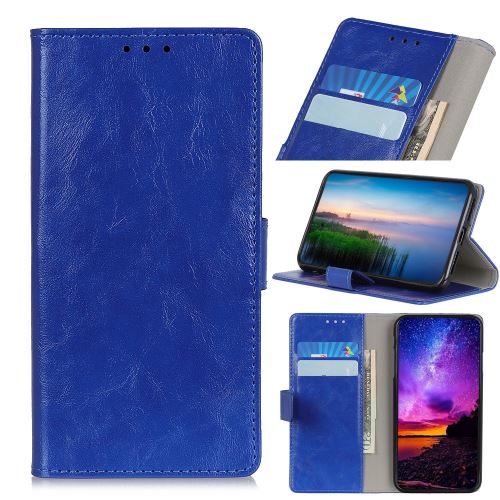 Etui en PU Cheval fou bleu pour votre Apple iPhone 5.8 pouces (2019)