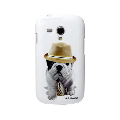 Coque rigide teo jasmin giorgio tjgiorgiocovgs3m pour Samsung Galaxy s3 mini i8190 blanc
