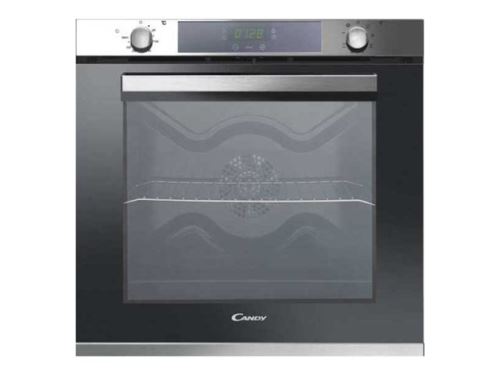 Candy FCXP645XC - Four - intégrable - niche - largeur : 56 cm - profondeur : 56 cm - hauteur : 59 cm - avec système auto-nettoyant - classe A - acier inoxydable