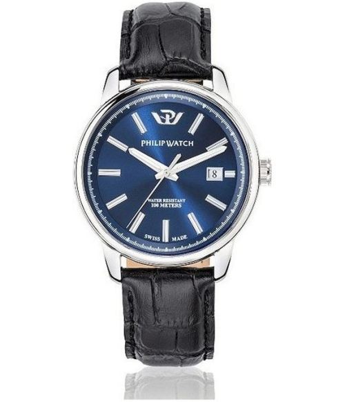Philip Watch Montre Homme R8251178008 Bleu