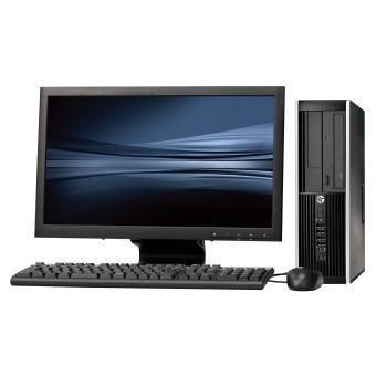 PC HP Compaq 6200 Pro SFF Intel Core i3 2100 3.1 GHz 4Go 250Go HDD Ecran 17 Wifi Microsoft Windows 7 - 1
