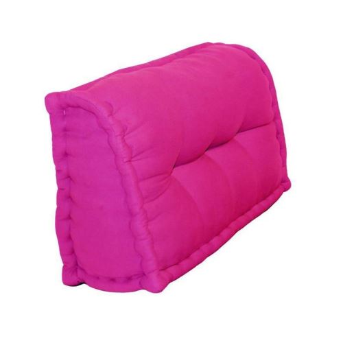 Dossier Cale-Reins 100% coton 60x22/11xH35 cm FUCHSIA