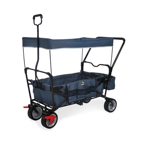 Wagon pliant Pinolino Paxi Dlx Comfort avec frein Bleu Marine