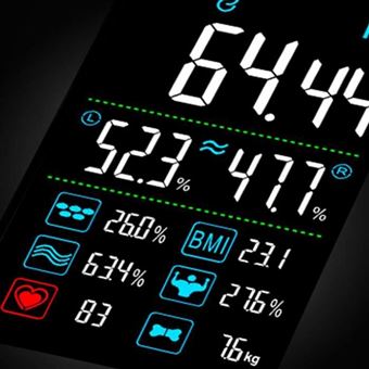 Pèse personne sans piles Little Balance 8415 Cardio Connect 4 Noir