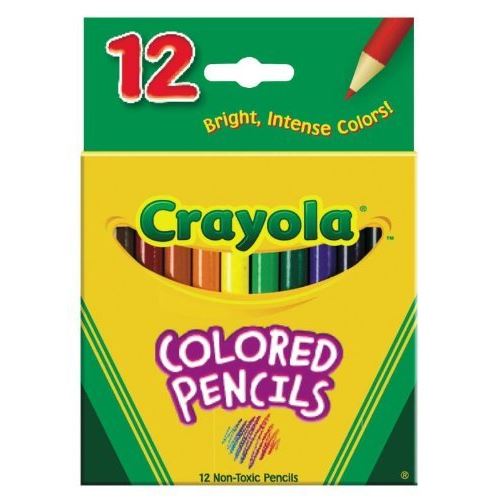 BIN684112 - Crayons de couleur courts pré-affûtés Crayola