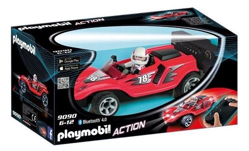 Playmobil Action 9090 Voiture de course rouge radiocommandée