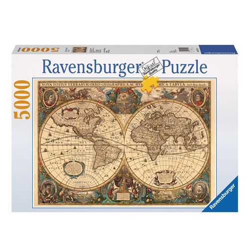 Puzzle 5000 Pièces Ravensburger Mappemonde Antique