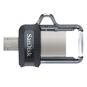 SanDisk Ultra 64Go Dual Drive m3.0 Clé double connectique pour appareils mobiles (nouvelle version) - 1