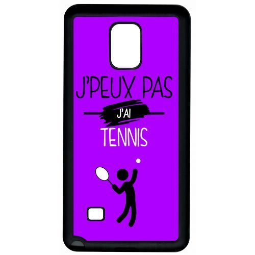 Coque samsung note 4 j peux pas j ai tennis 7