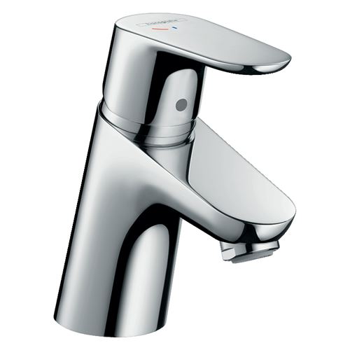 Hansgrohe Chromé Mitigeur Lavabo Focus 70 Ch3 Coolstart, Avec Tirette Et Vidage - Image 1