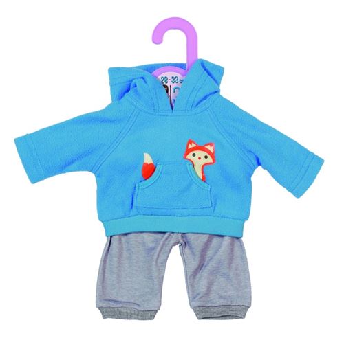 Dolly Moda équipement de sport 30 cm bleu/gris