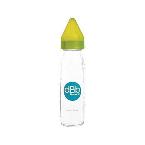 dBb Remond Régul'Air Biberon avec Tétine NN en Silicone sous Boîte Vert Translucide 240 ml