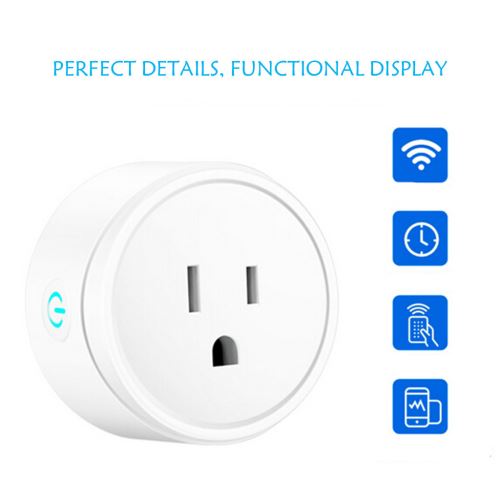 Smart WiFi Prise d'alimentation US Plug commutateur pour Amazon Alexa / Accueil Google App contrôle wedazano676