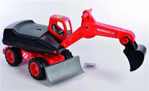 Polesie Wader Excavatrice à roues Mammoet Rouge 1450646
