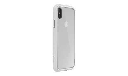 Belkin SheerForce Elite - Achterzijde behuizing voor mobiele telefoon - polycarbonaat - zilver - voor Apple iPhone X