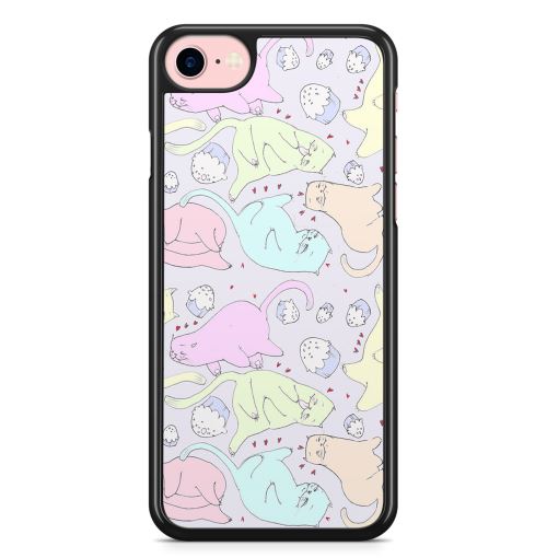 Coque Fifrelin pour iPhone 7 PLUS et iPhone 8 PLUS Kawaii Cats Chats