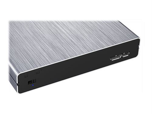 ICY BOX IB-241WP - Storage enclosure - 2.5 - SATA 6Gb/s - USB 3.0 - antraciet