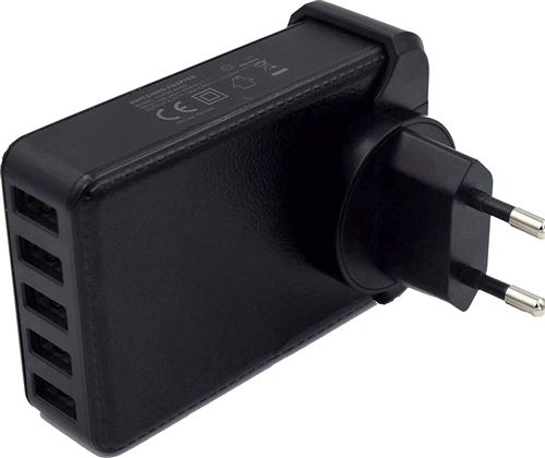 Hn Power Chargeur Usb Hnp40-5usb-eu Hnp40-5usb-eu Steckdose Ausgangsstrom (max.) 8000ma 5 X Usb St