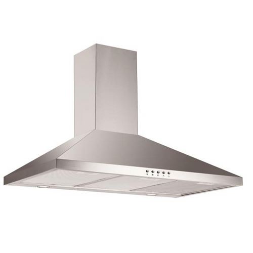 Glem GHP645IX - Hotte - hotte décorative - largeur : 60 cm - profondeur : 50 cm - evacuation & recyclage - inox