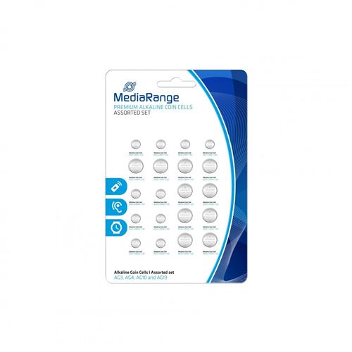 MediaRange mrbat119 – Ensemble de 20 piles (1.5 V) couleur Gris