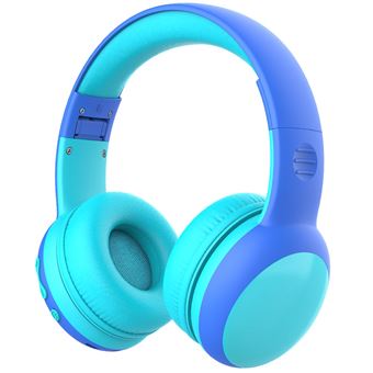 Casque de stéréo pour enfants Bluetooth E61 Gorsun avec volume limité - Bleu - 1