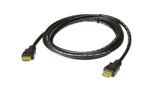 ATEN - Câble HDMI avec Ethernet - HDMI mâle pour HDMI mâle - 15 m - blindé - noir - pour ATEN VM5808HA; VanCryst VM0808HA, VM5404H, VM6404HB, VM6809H, VS0801H