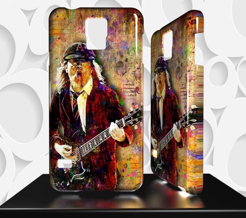 Coque Design Samsung Galaxy S5 MINI - AC/DC - ACDC - ANGUS YOUNG - Réf 01