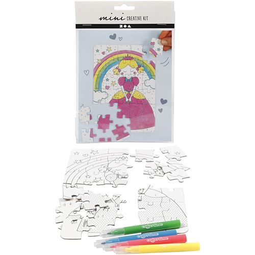 Creotime faites votre propre puzzle 15x18 cm 5 pièces