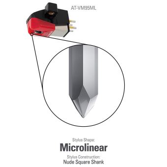 Audio Technica AT-VM95ML Dual Moving Magnet Cartridge