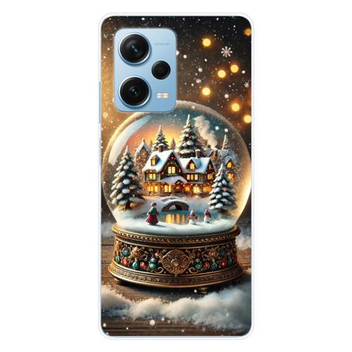 Coque en silicone imprimée compatible Xiaomi Redmi Note 12 Pro Plus NO Globe Féérique