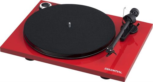 Pro-Ject Essential III PHONO tourne-disque, VITESSE 33/45 tours, rouge
