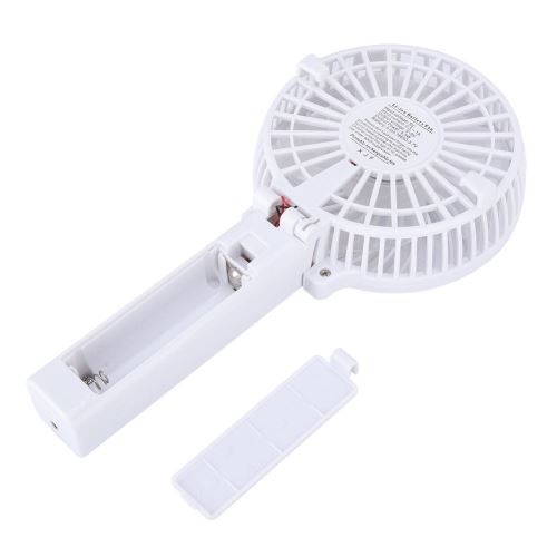 Ventilateur de poche, ventilateur à main de brumisation 3 en 1, mini  ventilateur portable rechargeable à piles, vitesse réglable 3 (blanc)