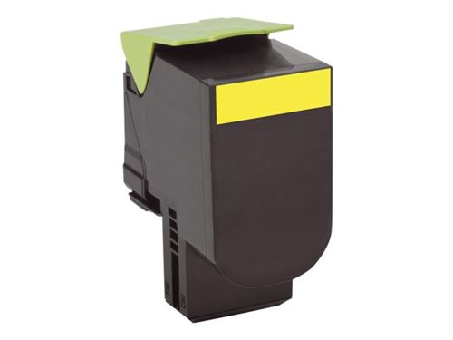 Lexmark 702XY - à rendement extrêmement élevé - jaune - originale - cartouche de toner - LCCP, LRP