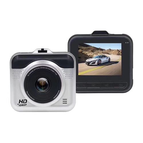 Caméra et Enregistreur Vidéo pour Automobile Full HD 1920x1080p (Argent)