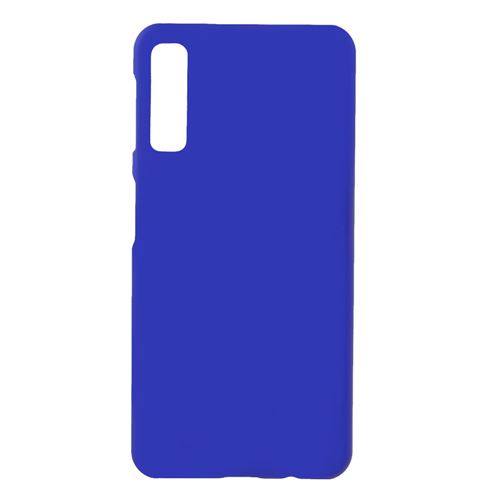 Coque en TPU dur rigide rigide bleu foncé pour votre Samsung Galaxy A7 (2018)