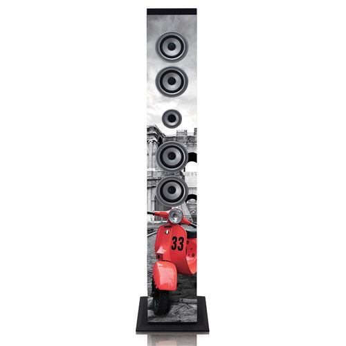 Lenco IBT-6 40W Multi haut-parleur - Hauts-parleurs (Avec fil &sans fil, 40 W, Multi)