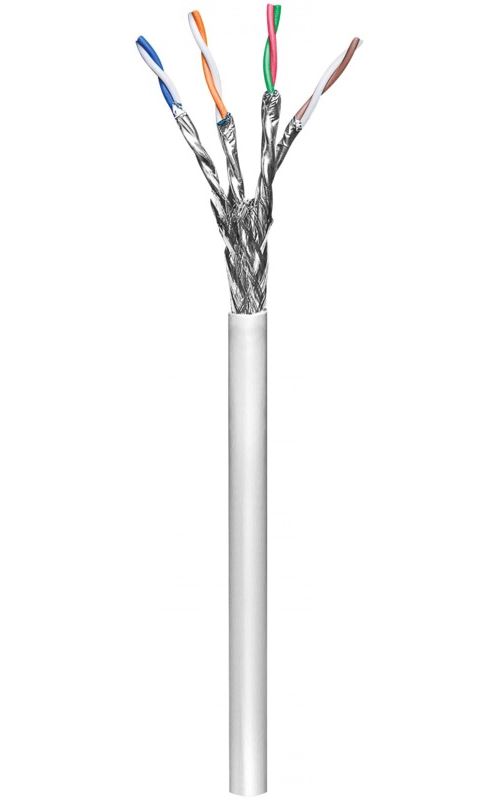 Câble réseau Cat6 S/FTP PIMF rigide - Au mètre
