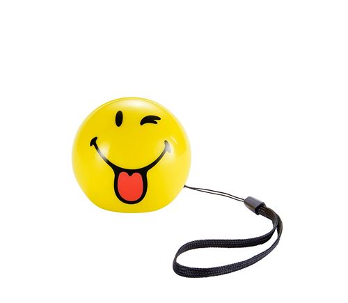 BigBen Interactive bt15smileywink 3 W boule jaune Enceinte portable – Enceintes portables (3 W, sans fil et filaire, Bluetooth/3.5 mm, 10 m, 3,5 mm, jaune)