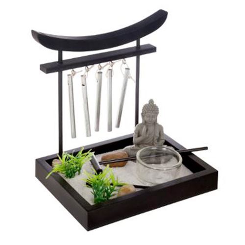 Paris Prix Noir Atmosphera Créateur D'intérieur - Jardin Zen "Grelots" 16Cm