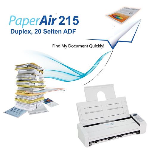 Avision paperair Manager avec paperair 215 ADF Scanner – chercher et Trouver vos documents directement à nouveau le Gestionnaire de paperair