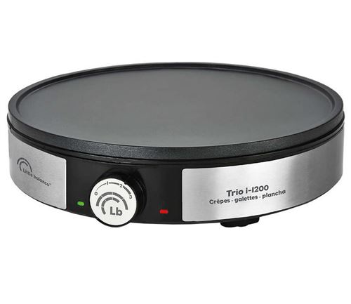 Crêpière 30cm 1200w inox Little Balance 8383