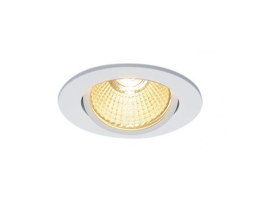 Kit new tria 68 led, rond, blanc, 9w, 3000k, 38°, alim inclus