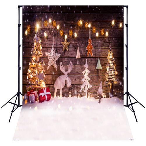 Andoer Toile De Fond Noel 1 5 2m Decoration De Photographie Pliable En Polyester Fibre Pour Appareil Photo Reflex Numerique Photo Studio Accessoire Photo Achat Prix Fnac