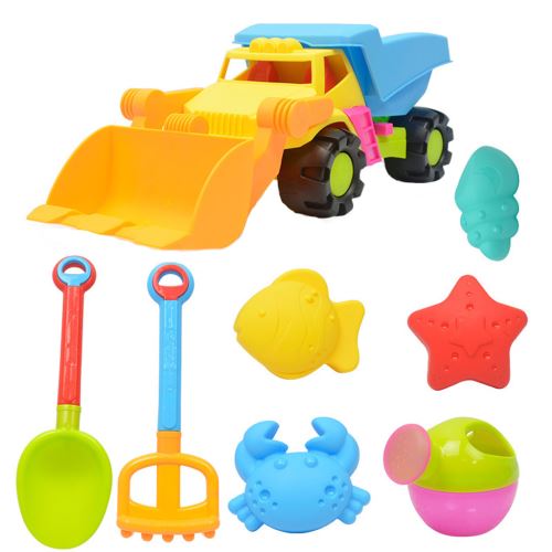 Joyful Extérieur Jouet Drôle Plage Seau Créatif Set Jouets Sable Jouët Verser Childen 8Pcs Multicolore PT269