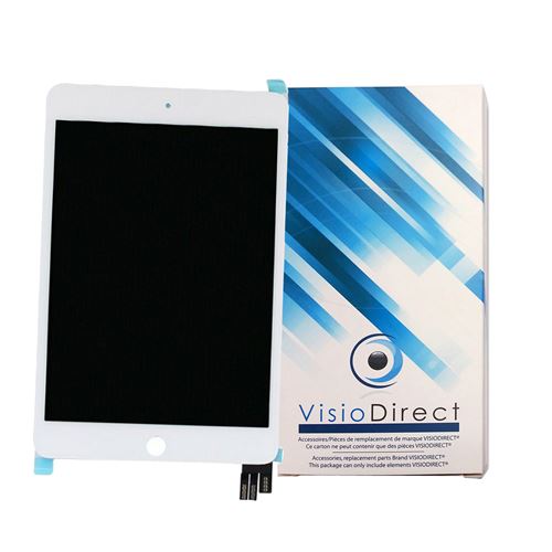 Ecran complet pour IPAD Mini 5 blanc (A2133/A2124/A2125) taille 7.9 Ecran LCD + vitre tactile Téléphone portable