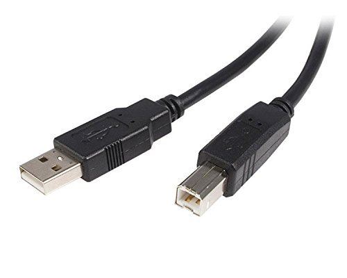 INECK® Câble USB 2.0 A vers B de 3 m - Cordon USB A vers USB B - M/M - Noir