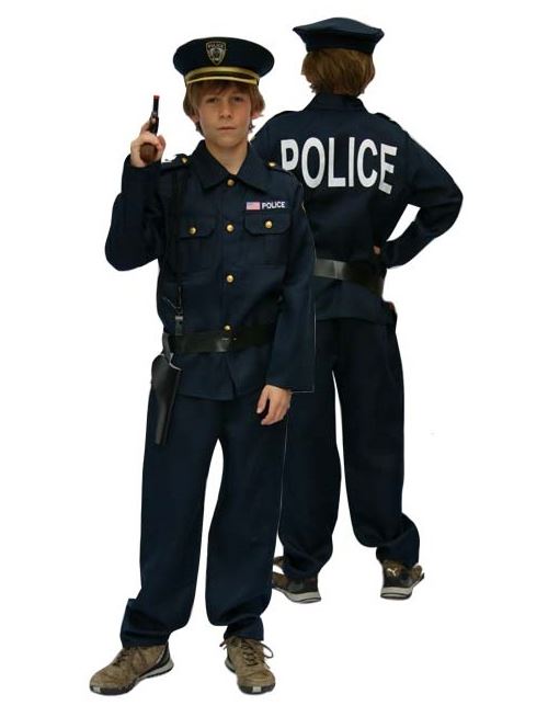 Déguisement policier enfant 4 ans (arme non incluse) - Panoplie du