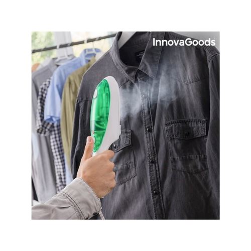 Fer à vapeur vertical innovagoods 800w blanc vert